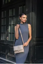 Sac bandoulière Perry pour femme - Vison