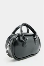 Mini sac bandoulière rétro noir