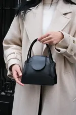Sac Maja Mini City pour femme avec housse - Noir