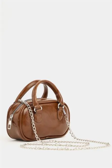 Mini sac à bandoulière rétro beige