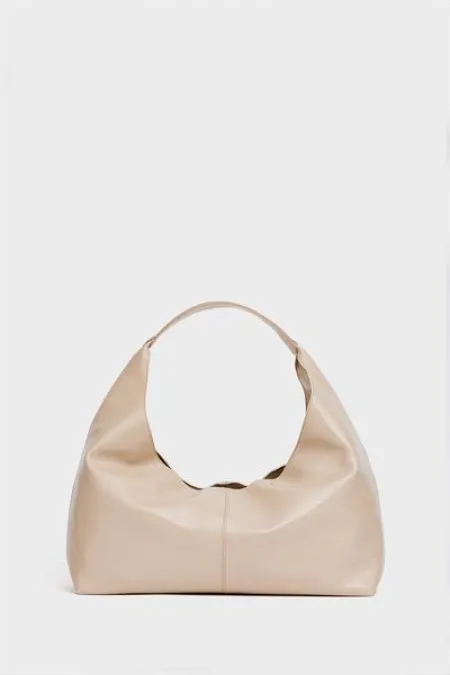 Sac à main et à bandoulière en cuir verni brillant Cuir verni vison