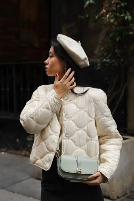 Sac bandoulière à boucle Alina pour femme - Menthe
