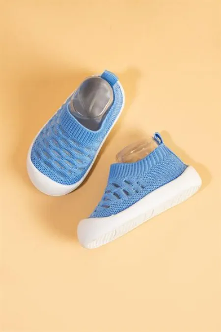 Chaussures Premiers Pas Bébé Bleues