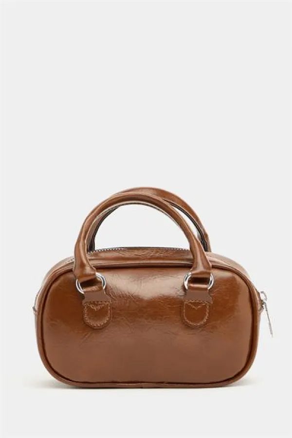 Mini sac à bandoulière rétro beige