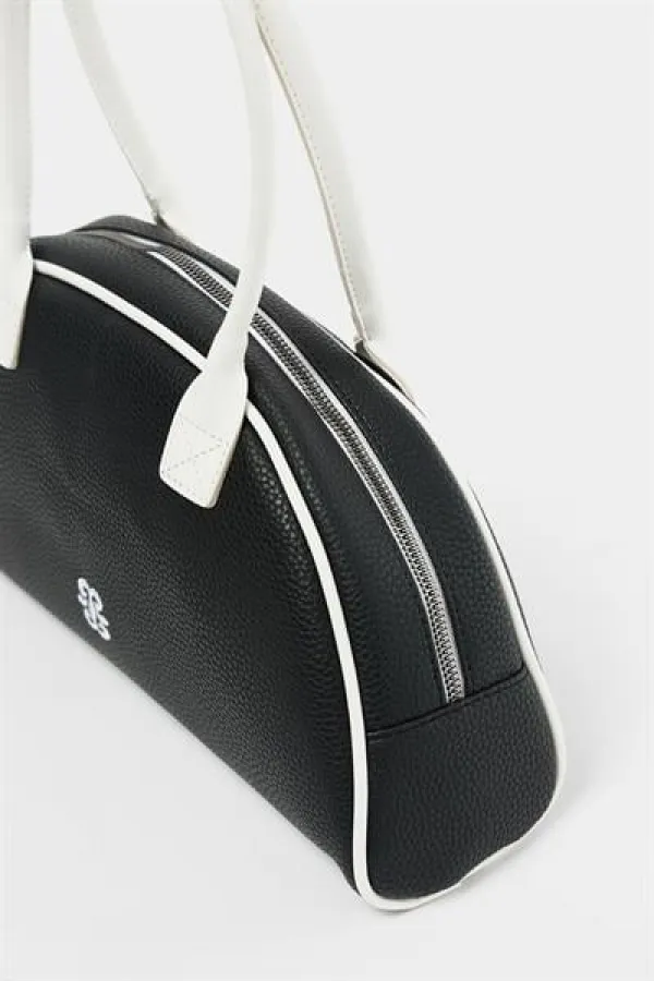 Sac à main et sac à bandoulière rétro noir