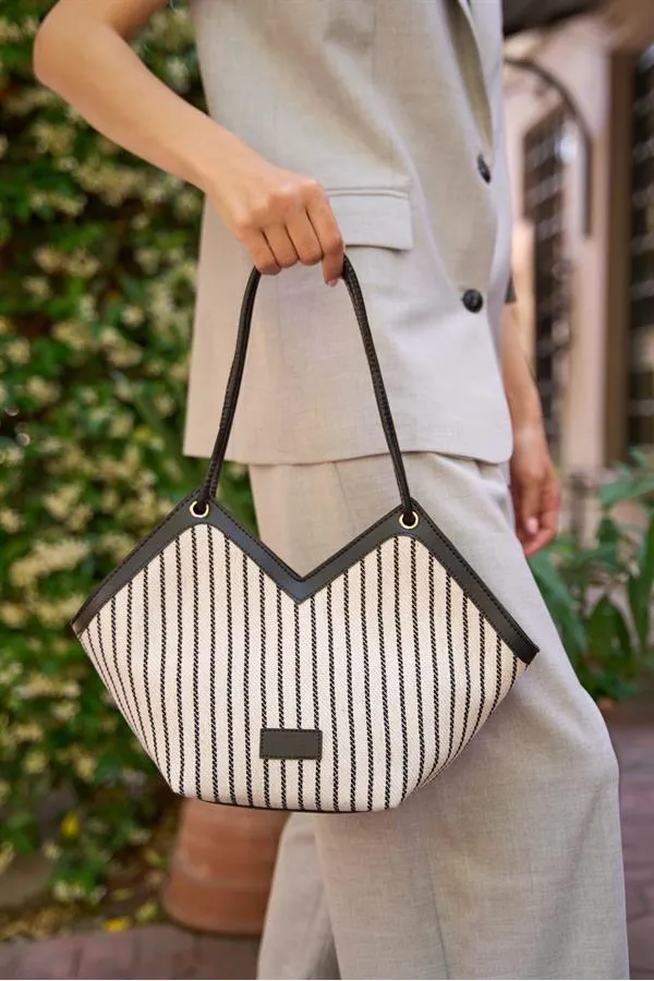 Sac fourre-tout zippé noir Sac fourre-tout zippé noir