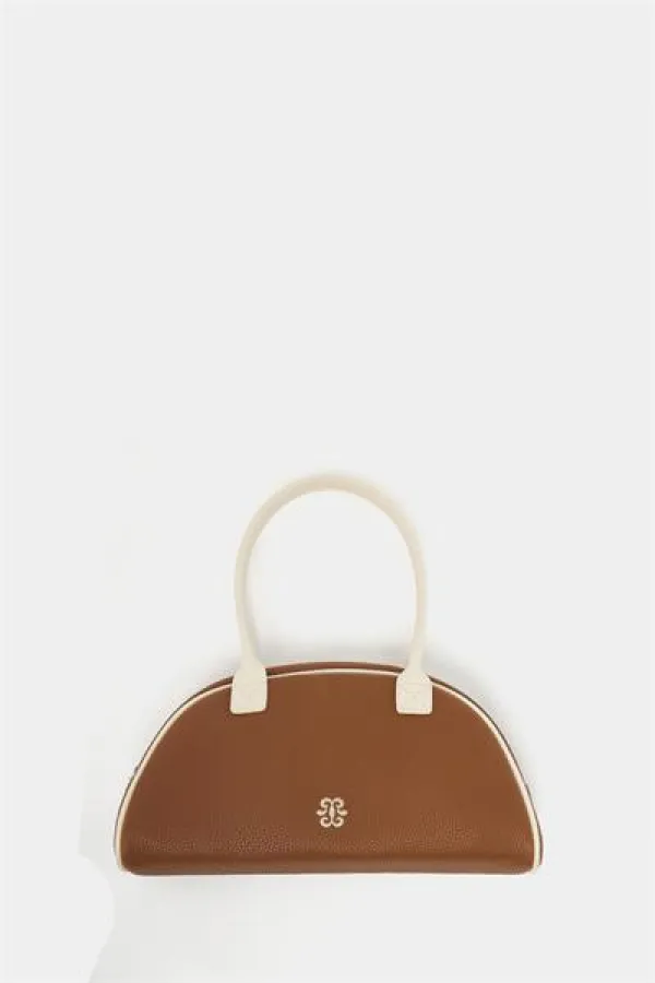 Sac à main et sac à bandoulière rétro beige