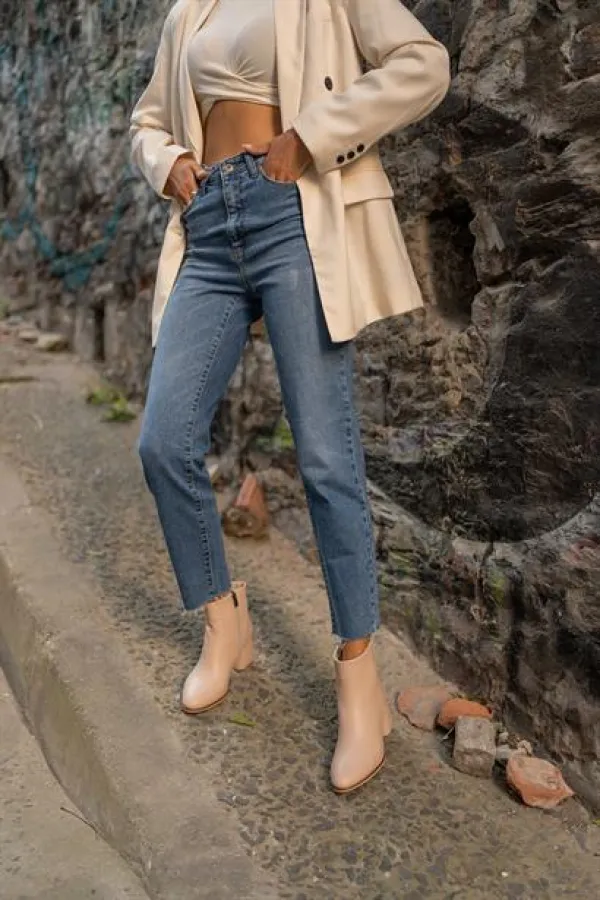 Bottes et bottines en vison Bottes et bottines en vison
