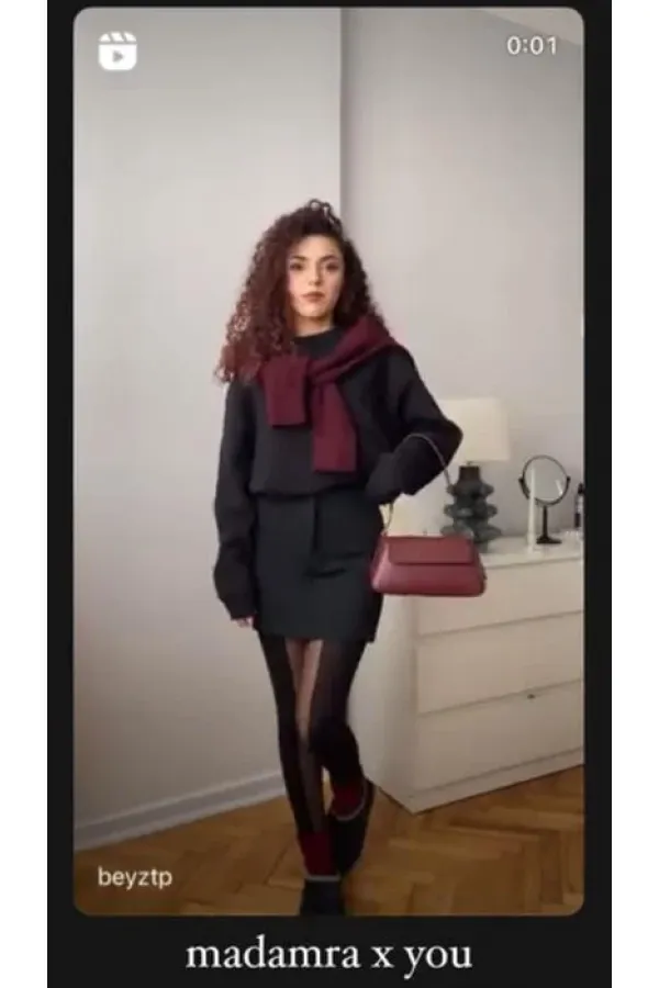 Sac bandoulière Alba Simple Design pour femme avec rabat - Rouge bordeaux