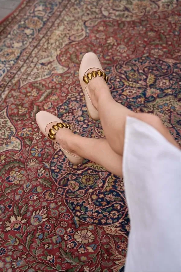 Ballerines accessoires en vison