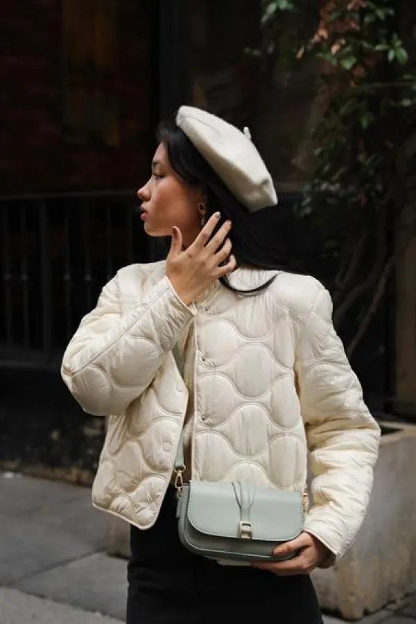 Sac bandoulière à boucle Alina pour femme - Menthe