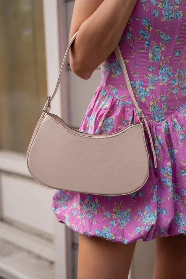 Sac à main Parma Baguette pour femme - Crème
