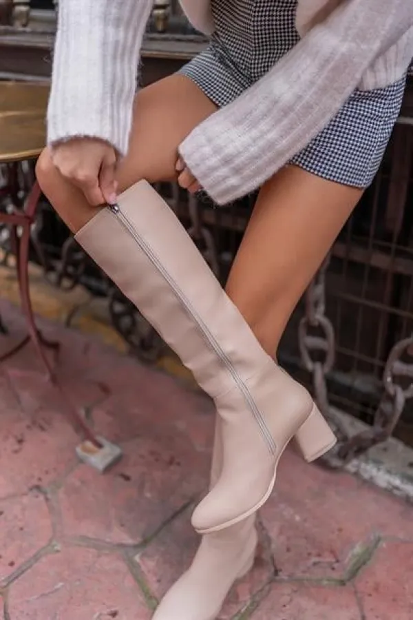 Bottes en vison
