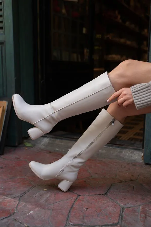 Bottes beiges