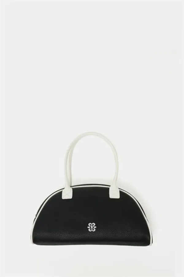 Sac à main et sac à bandoulière rétro noir