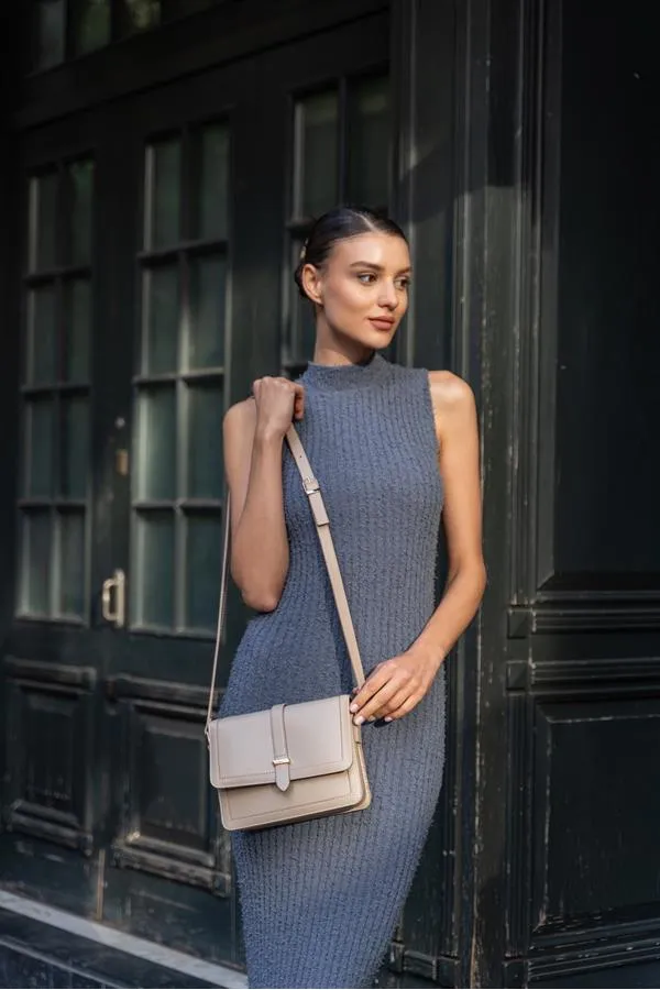Sac bandoulière Perry pour femme - Vison
