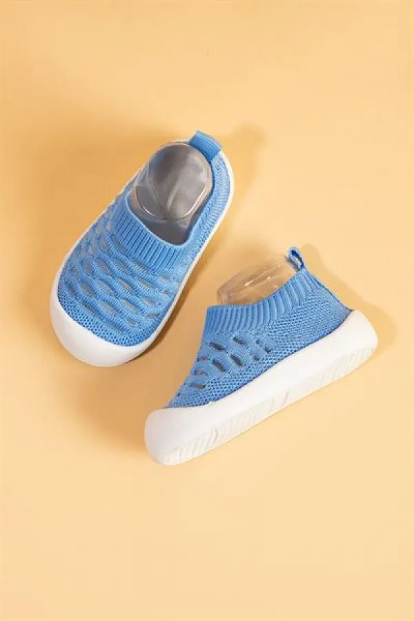 Chaussures Premiers Pas Bébé Bleues