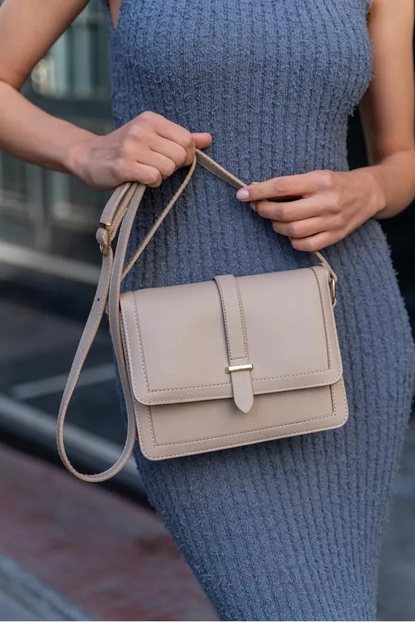 Sac bandoulière Perry pour femme - Vison