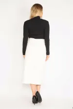 Kadın Kemik 5 Cepli Kot Etek 65N35160