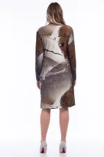 ROBE POUR FEMME À TAILLE CACHÉE ET DÉTAILLÉE