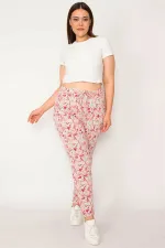 Kadın Renkli Beli Lastikli Cepli Eşofman Alt 65N33372