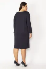 Kadın Haki Nakış Ve Payet Detaylı Uzun Kollu Elbise 65N28729