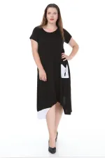 Kadın Haki Cep Detaylı Garnili Elbise 65N23077