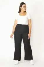 Kadın Siyah Bel Lastikli Pantolon 65N32153