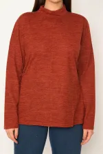 KADIN  DİK YAKALI BLUZ