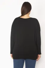 Kadın Kemik Taş Ve Baskı Detaylı Tunik 65N35384