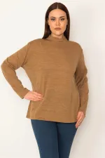 KADIN  DİK YAKALI BLUZ