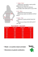 Kadın Büyük Beden Renkli Bisiklet Yakalı Uzun Kollu Bluz 65N37615