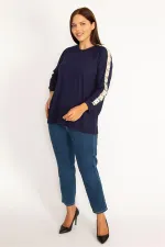 Kadın Bordo Dantel Detaylı Bluz 65N34646