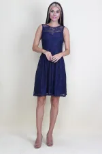 Astarlı Dantel Elbise