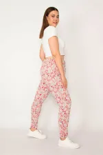 Kadın Renkli Beli Lastikli Cepli Eşofman Alt 65N33372