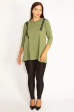 Women's Burgundy Ornamental Zippered Sweatshirt 65N34599