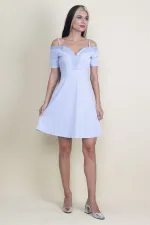 DANTEL DETAYLI ELBİSE