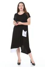 Kadın Haki Cep Detaylı Garnili Elbise 65N23077