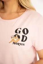 Ensemble pyjama de maternité coloré pour femme, pantalon et chemisier 65N35198