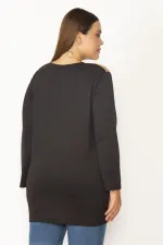 Kadın Camel Baskı Ve Cep Detaylı Renk Kombinli Sweatshirt 65N28013