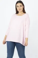 Kadın Pembe Yarasa Kol Tunik 65N29751