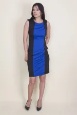 Renk Kombinli Kup Detaylı Elbise