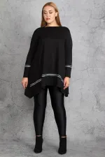 Kadın Haki Ribana Detaylı Tunik 65N18830