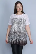 Kadın Kemik Roba Dantelli Bluz 65N23354