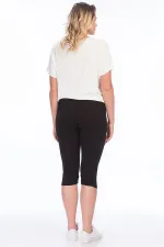 Kadın Siyah Viskon Tayt Pantolon 65N27515