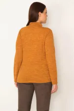 KADIN  DİK YAKALI BLUZ