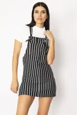 ROBE MANNEQUIN COURTE À RAYURES BLEU MARINE POUR FEMME