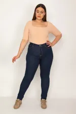 Kadın Lacivert 5 Cepli Skinny Kot Pantolon 65N26097