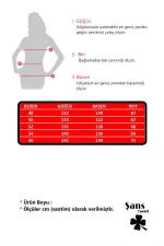 Kadın Büyük Beden Lacivert Sırt Detaylı Kot Mont 65N37470