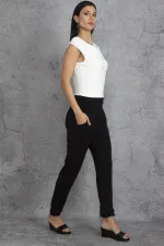 Kadın Kemik İki Renkli Tulum